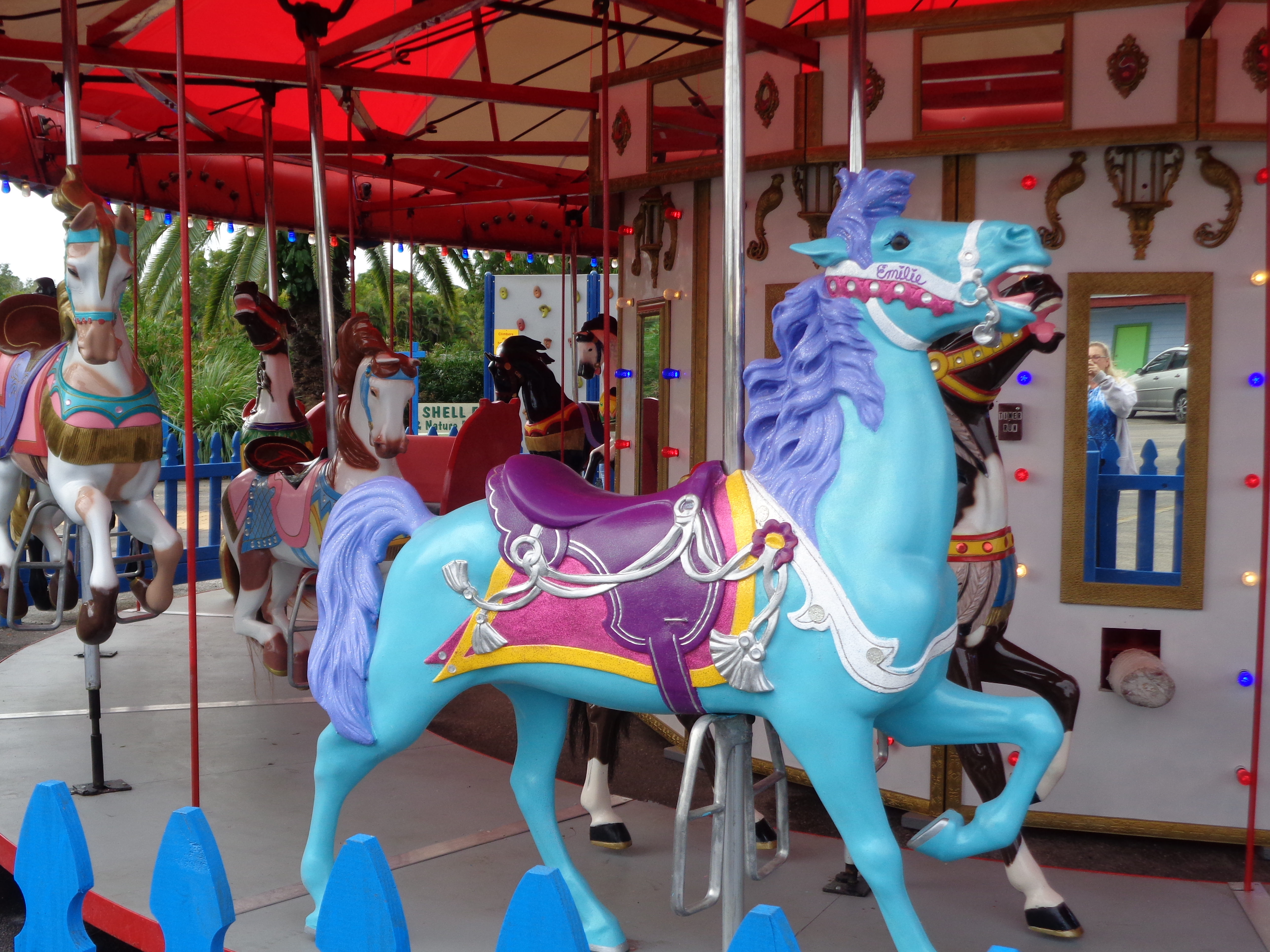 Antique carousel finds home at Shell Factory